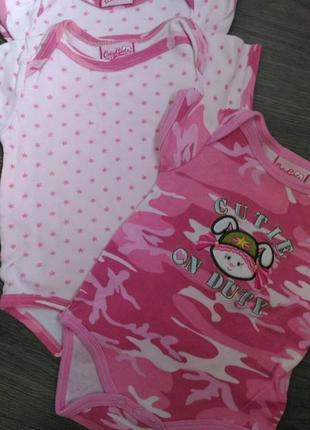 Літній набір одягу для новонародженої дівчинки 0-3 міс2 фото