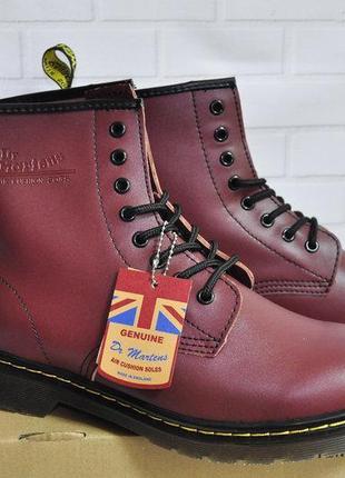 Жіночі черевики dr.martens 1460 (бордові) розмір 35 36 37 38 3...