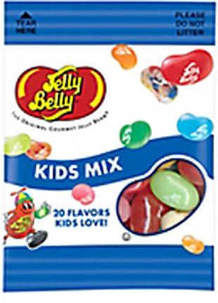 Jelly belly kids mix — солодкі цукерки джеллі беллі "дитячий м...