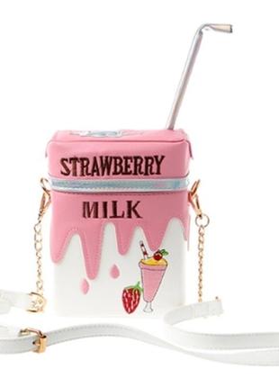 Сумочка - пакет молока milk shake4 фото