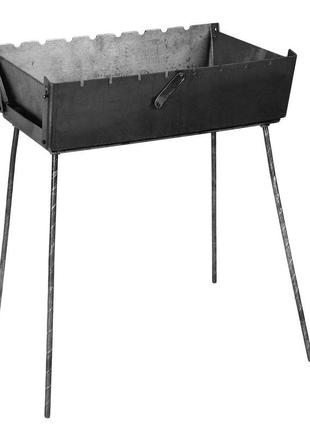 Мангал-валіза складаний металевий товщина 3 мм на 8 шампурів (...2 фото