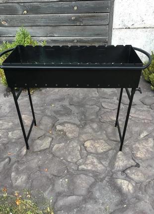 Універсальний мангал м12-3n мангалзавод зі знімними ніжками на...