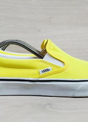 Яркие желтые кеды / слипоны vans оригинал, размер 41 - 41.52 фото