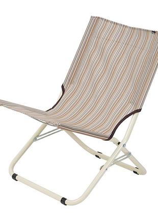 Шезлонг vitan "міні" d22 мм (текстилен беж смуга)