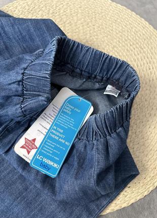 Lcwaikiki коттоновые мегатонкие джоггеры имитация джинс5 фото