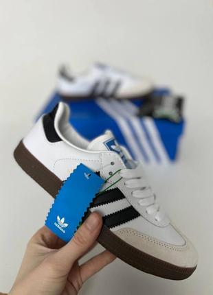 Кросівки adidas samba og 'white\gum3 фото