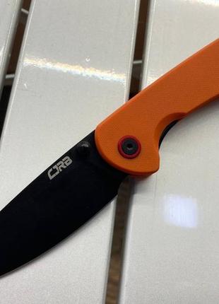 Ніж cjrb feldspar black blade, ar-rpm9 steel orange