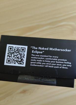 Високі шкарпетки комплект 3 пари унісекс mxthersocker the naked mxthersocker eclipse  франція6 фото