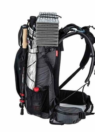 Рюкзак туристичний naturehike rock nh20bb113, 40 + 5 л, чорний3 фото