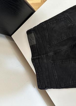 Чоловічі джинси fsbn 29/32 чорні джинси з потертостями джинси скінні скини4 фото
