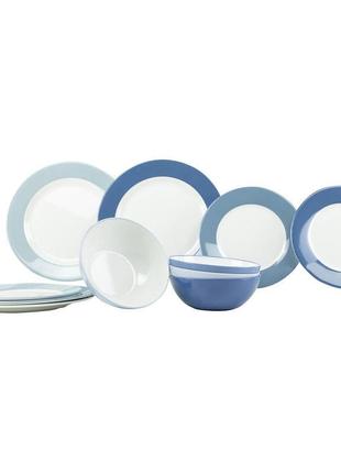 Сервіз столовий gimex tableware colour 12 pieces 4 person sky ...