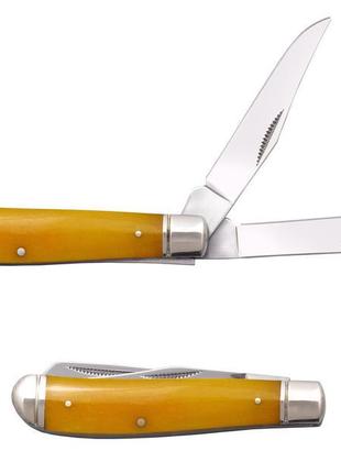 Ніж cold steel mini trapper yellow bone