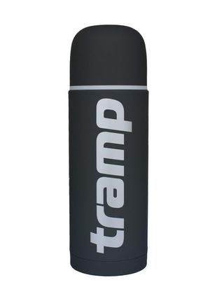 Термос tramp soft touch 1 л utrc-109 сірий