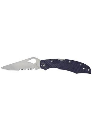 Ніж spyderco byrd cara cara 2 half serrated