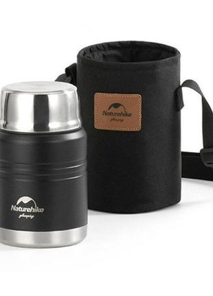 Термос для їжї naturehike stew beaker 750 мл nh20sj041 black