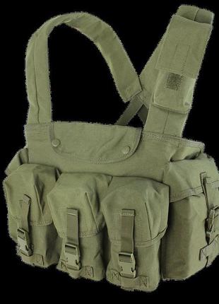 Розвантажувальний жилет condor seven pocket chest rig колір olive