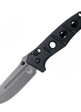 Військовий ніж benchmade 275gy-1 sibert adamas black g10