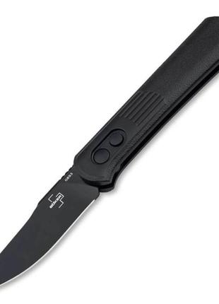 Ніж boker plus alluvial all black 01bo346 на кнопці