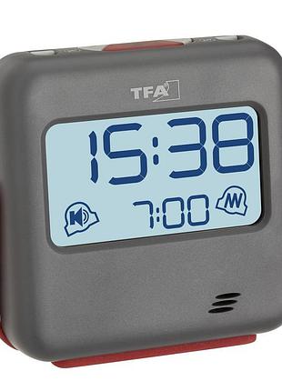 Цифровий дорожній будильник з вібрацією tfa buzz 602031