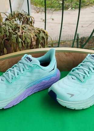 Кроссовки hoka arahi 6 turquoise 25 см.4 фото