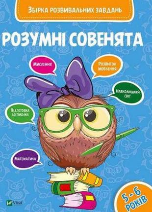 Розумні совенята збірка розвиваючих завдань 5-6 років