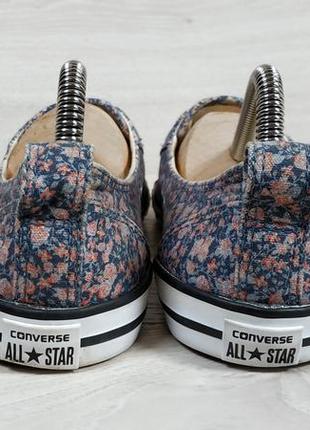 Жіночі кеди в квіти converse all star оригінал, розмір 37 - 387 фото