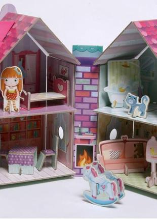 Ляльковий будиночок (книга + 3d модель для складання)3 фото