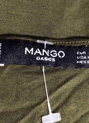 305.комфортная комбинированная блузка в принт известного испанского бренда mango6 фото
