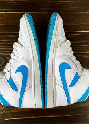Nike air jordan 1 mid 'unc' оригинальные кроссовки5 фото