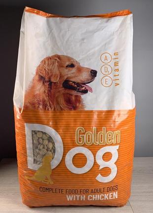 Сухий корм для собак golden dog з куркою, 10кг. оригінал