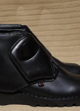 Для шанувальників "зоряних воєн" - фірмові чорні шкіряні черевики kickers star wars 44 р.