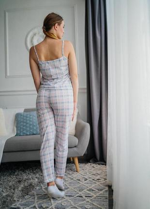 Неймовірна піжама, комплект для дому та сну штани + майка☀️9 фото