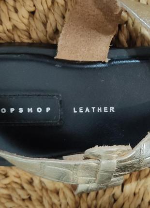 Topshop leather сандалии босоножки кожа2 фото