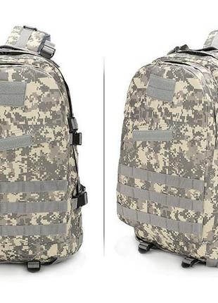 Тактичний військовий армійський рюкзак на 35 літрів. сірий пік...
