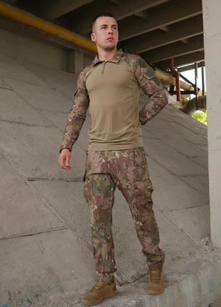 Тактичний костюм (штани+убакс) combat multicam7 фото