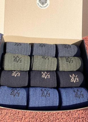 Шкарпетки чоловічі теплі зимові 12 пар 41-45 р2 фото