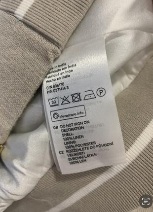 Льняной бомпер с вышивкой h&amp;m