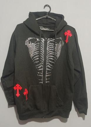 Соуп худи brandkilla в стиле chrome hearts