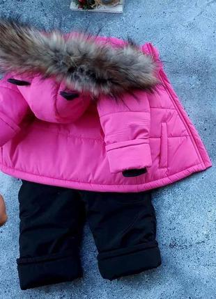 Зимовий комбінезон куртка та штани для дівчинки