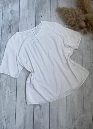 Белая блуза charies vogele xxl (48)