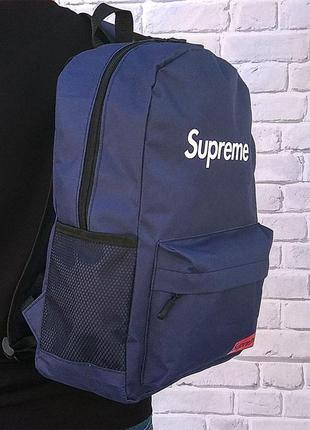 Міський рюкзак чоловічий спортивний, портфель синій / sp33 фото