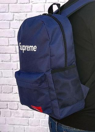 Міський рюкзак чоловічий спортивний, портфель синій / sp36 фото