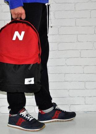 Рюкзак спортивний водонепроникаючий червоний з чорним1 фото