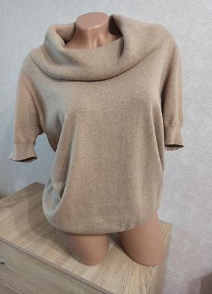 Бавовна кашемір светр з коротким рукавом4 фото