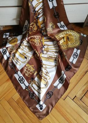 Платок cliguetis, принт гермес