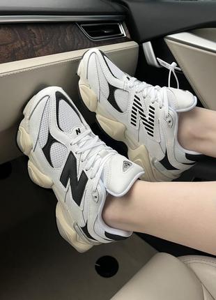 New balance 9060 white black