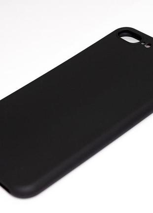 Чехол для iphone 7 plus / 8 plus силиконовый черный