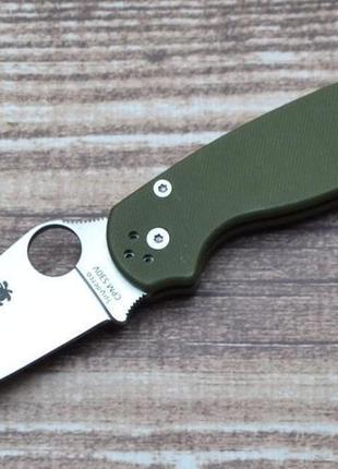 Нож spyderco para-military military green china