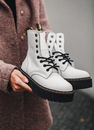 Черевики зимові dr. martens jadon fur черевики з хутром