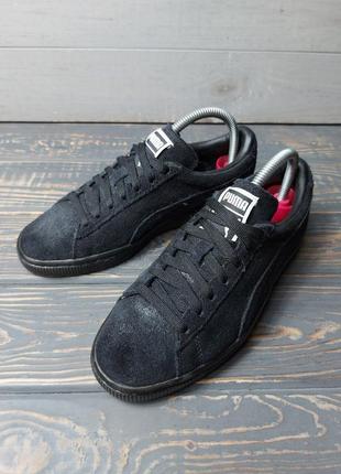 Puma suede, оригинал. базовый черный цвет. р37